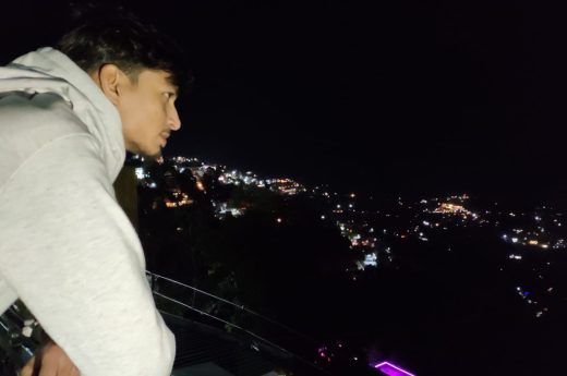 Mussoorie at Night – 24th January 2020 🌙