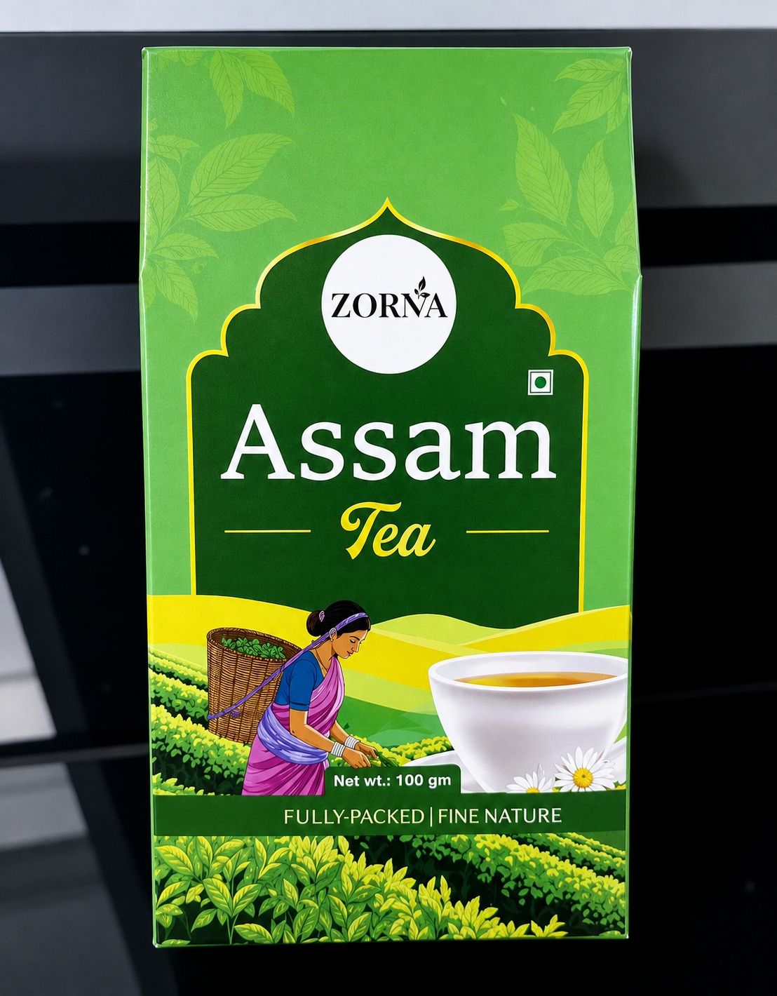 Zorna Assam Tea premium packet — 100% Pure Assam Tea